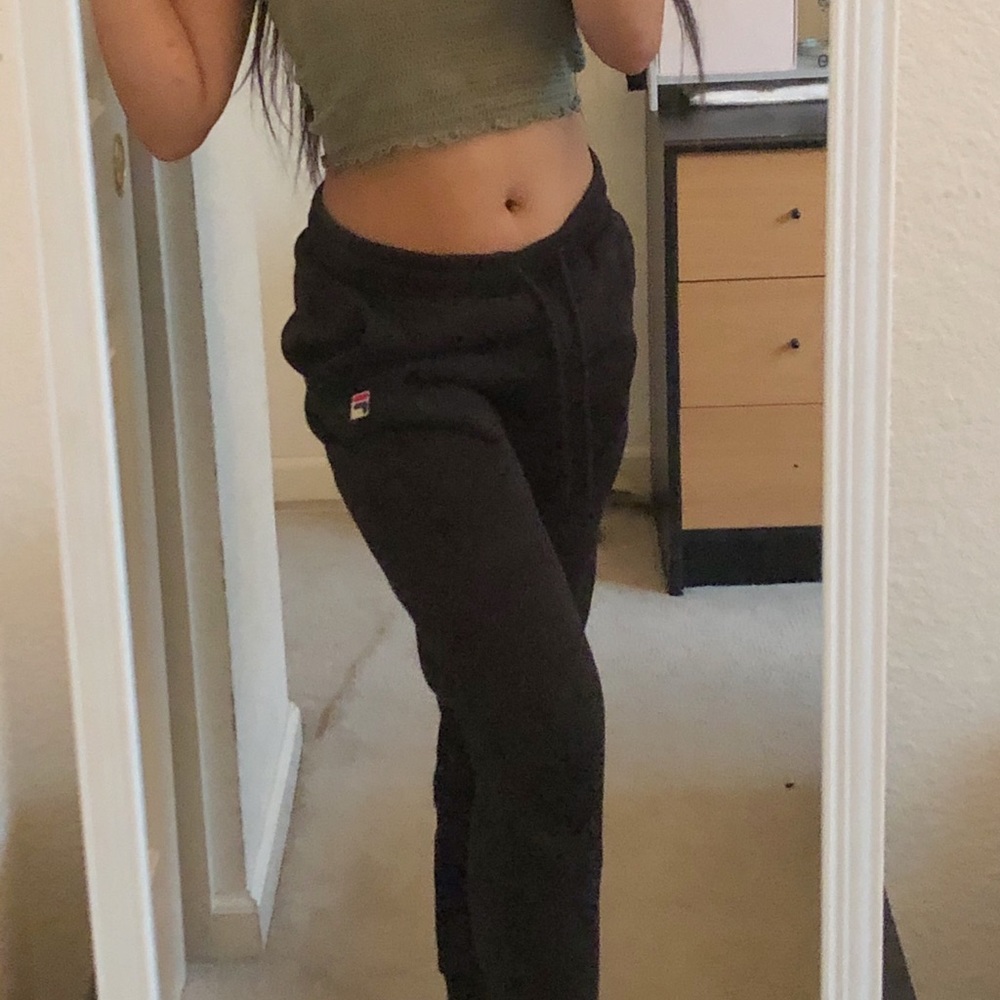 Black Fila Sweats